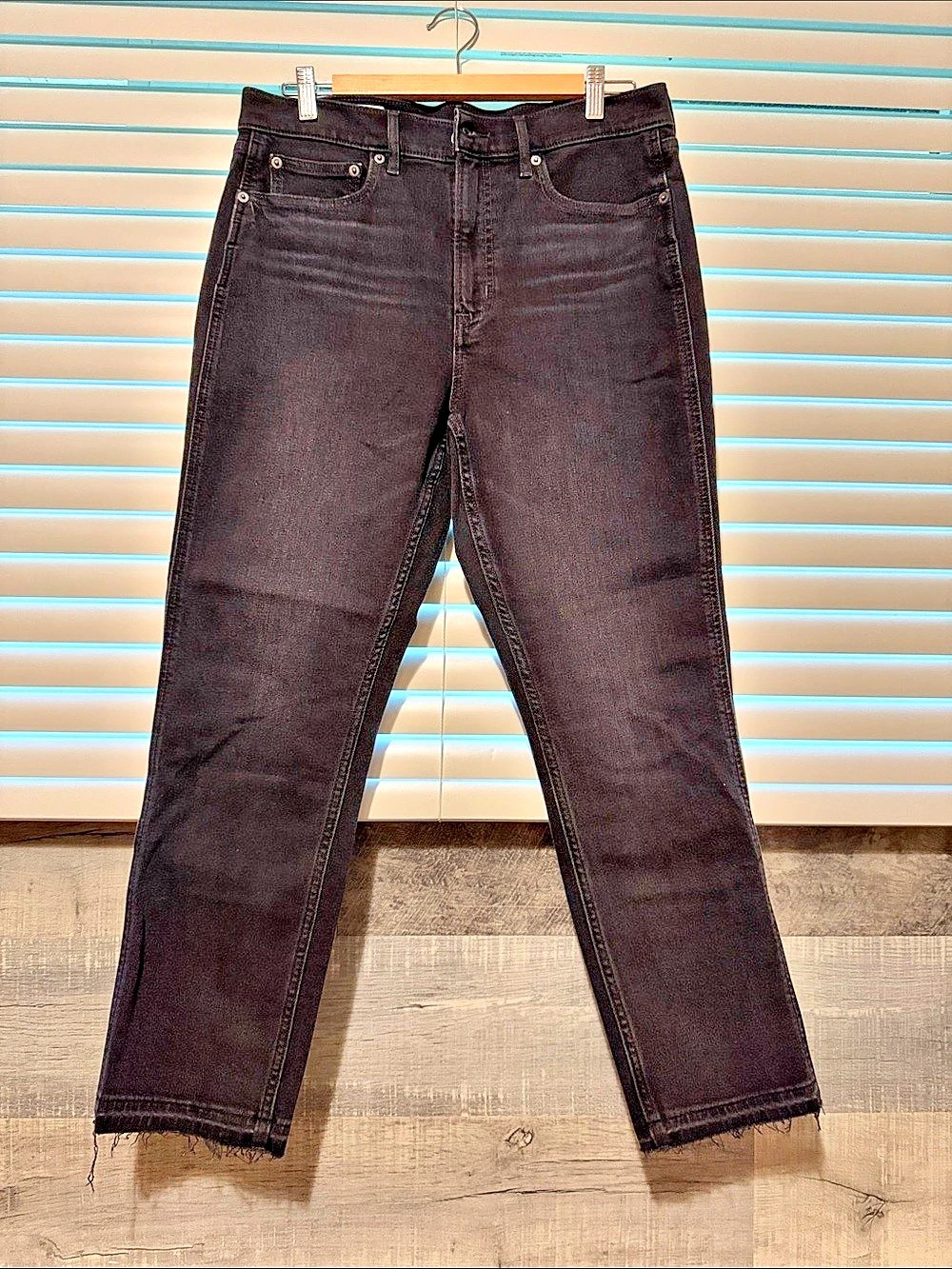 Gap Vintage Slim High Rise High Rise Black Jeans Waist 31